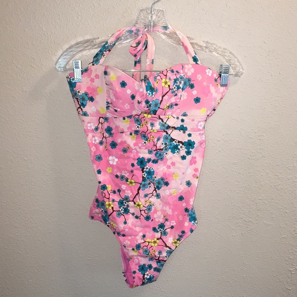 Cherry Blossom Swimsuit Size Medium - Picture 2 of 6